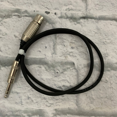 VTG Audio Low Noise Balanced XLR to 1/4" Interconnect / Microphone Cable