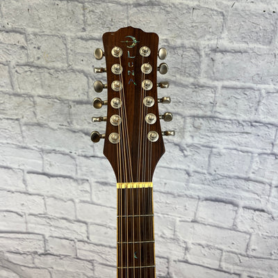 Luna MUS-GAC-12 Muse 12 String Acoustic Guitar