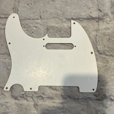 Unknown White 3-Ply Telecaster Pickguard