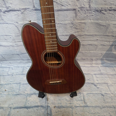 Ibanez Talman Double Cutaway Acoustic / Electric (OPN) W/ Case Acoustic Guitar