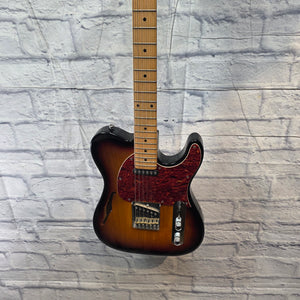 G&L  ASAT Classic Tribute Sunburst Semi-Hollow Body Electric Guitar
