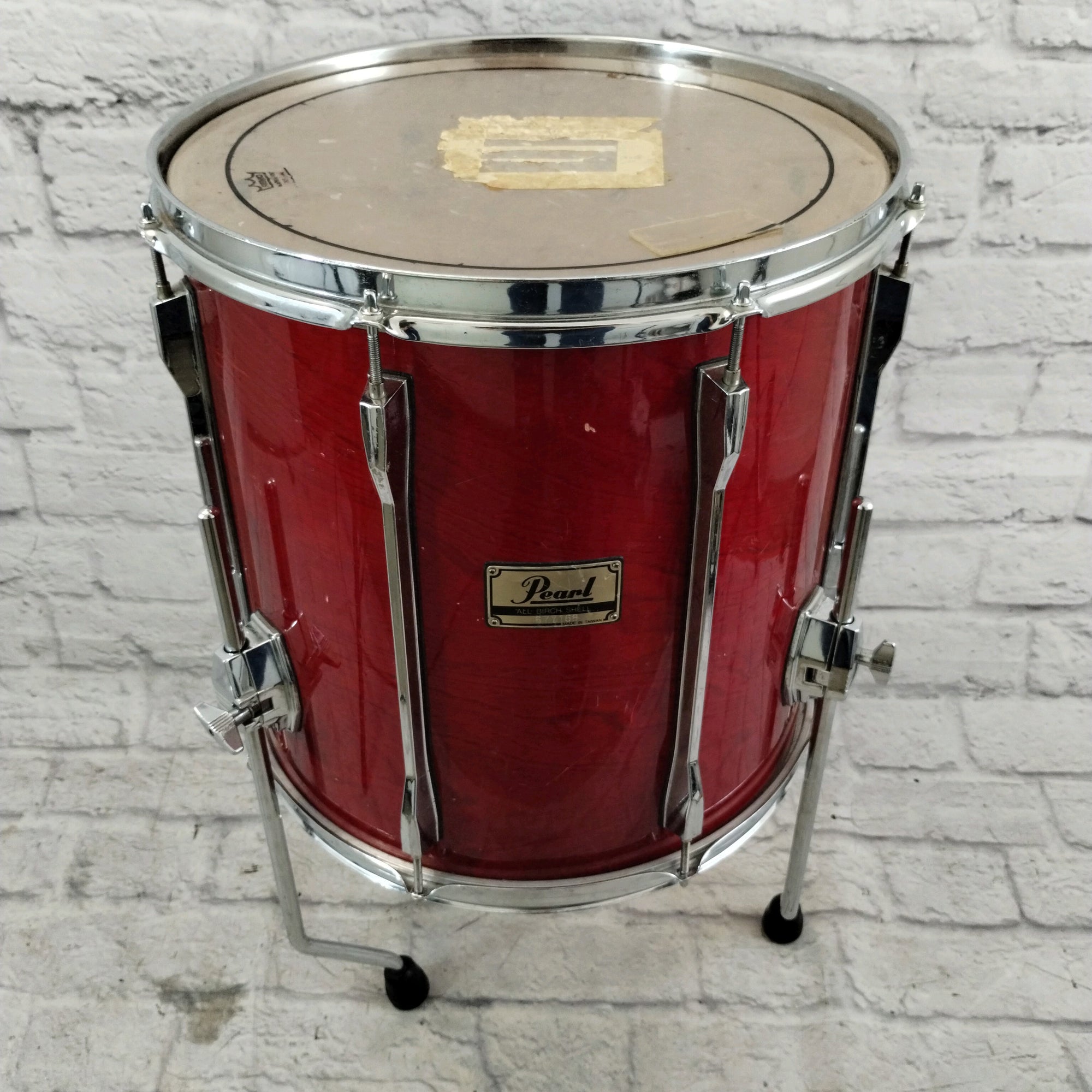 Pearl BLX Red 4 Piece Birch Drum Kit