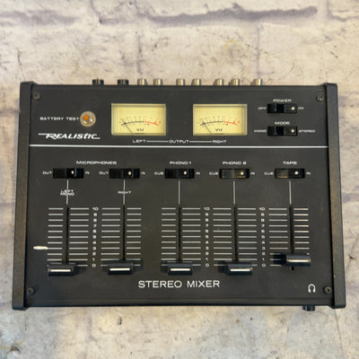 Realistic Stereo 5 Channel mixer Mixer