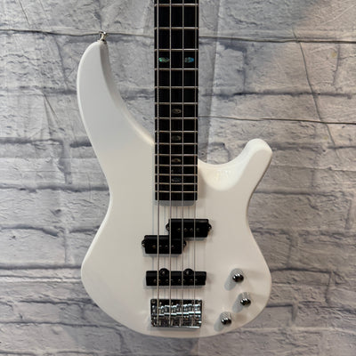 Mitchell MB100 White 4 String Bass Guitar