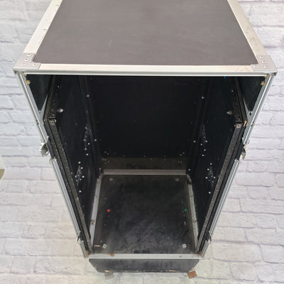 Odyssey 18U Rack Case with Slant Mixer Top