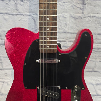 Fender Squier Telecaster "Partscaster" Red Sparkle