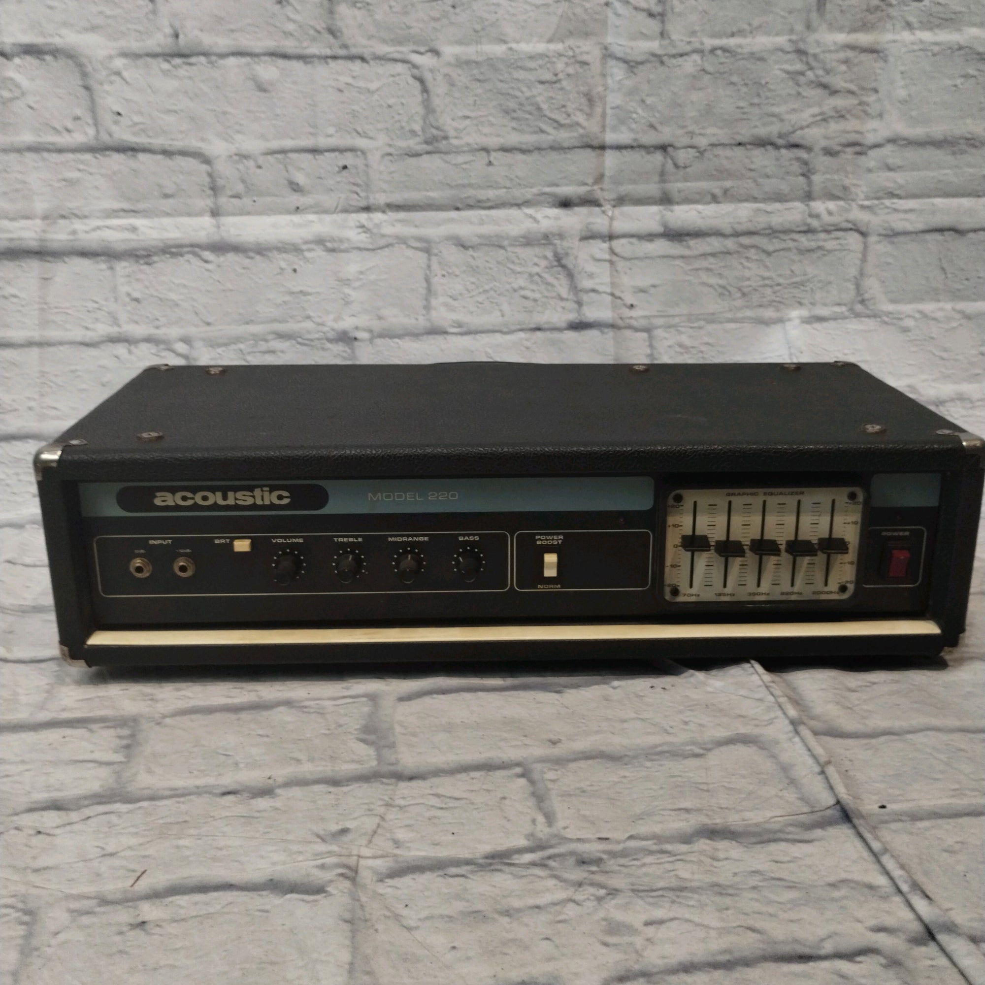Acoustic 220 Bass Head Amplifier