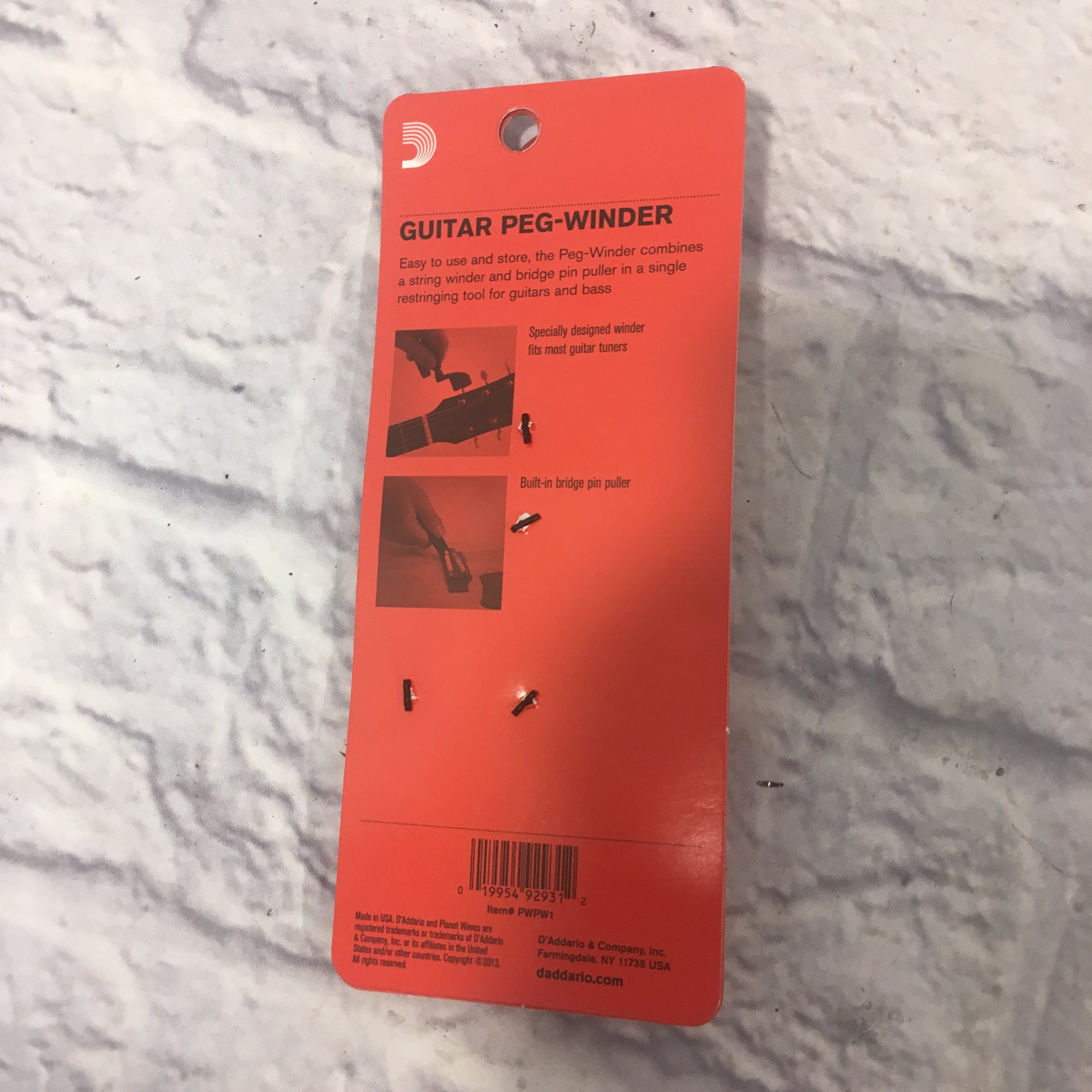 Planet Waves Guitar Peg Winder (Black) PWPW1