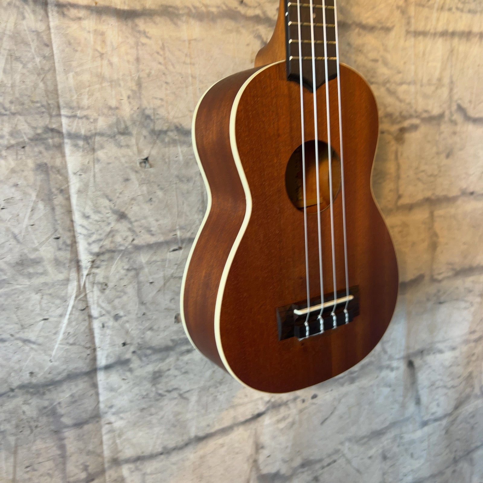 Kala KA-S Satin Mahogany Soprano Ukulele with Padded Gig Bag