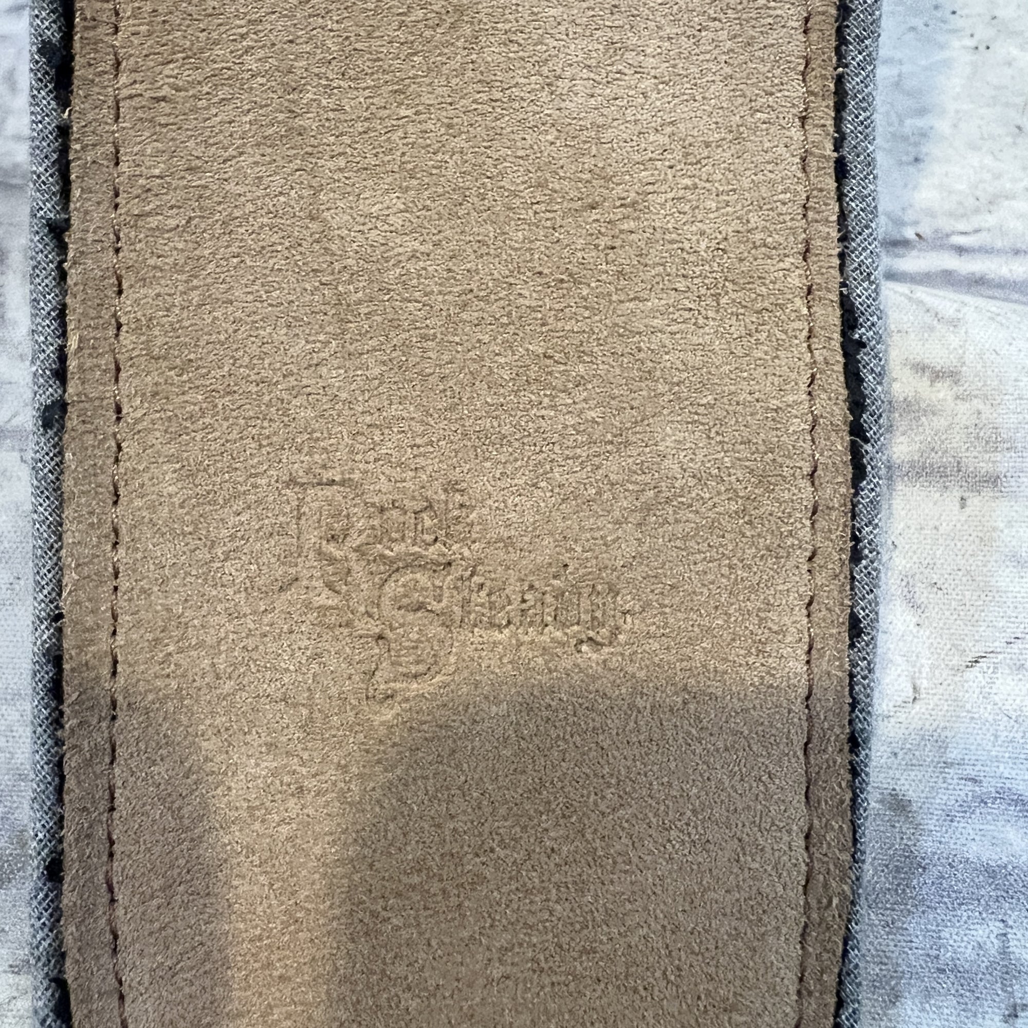 Rock Steady Tan Suede Guitar Strap