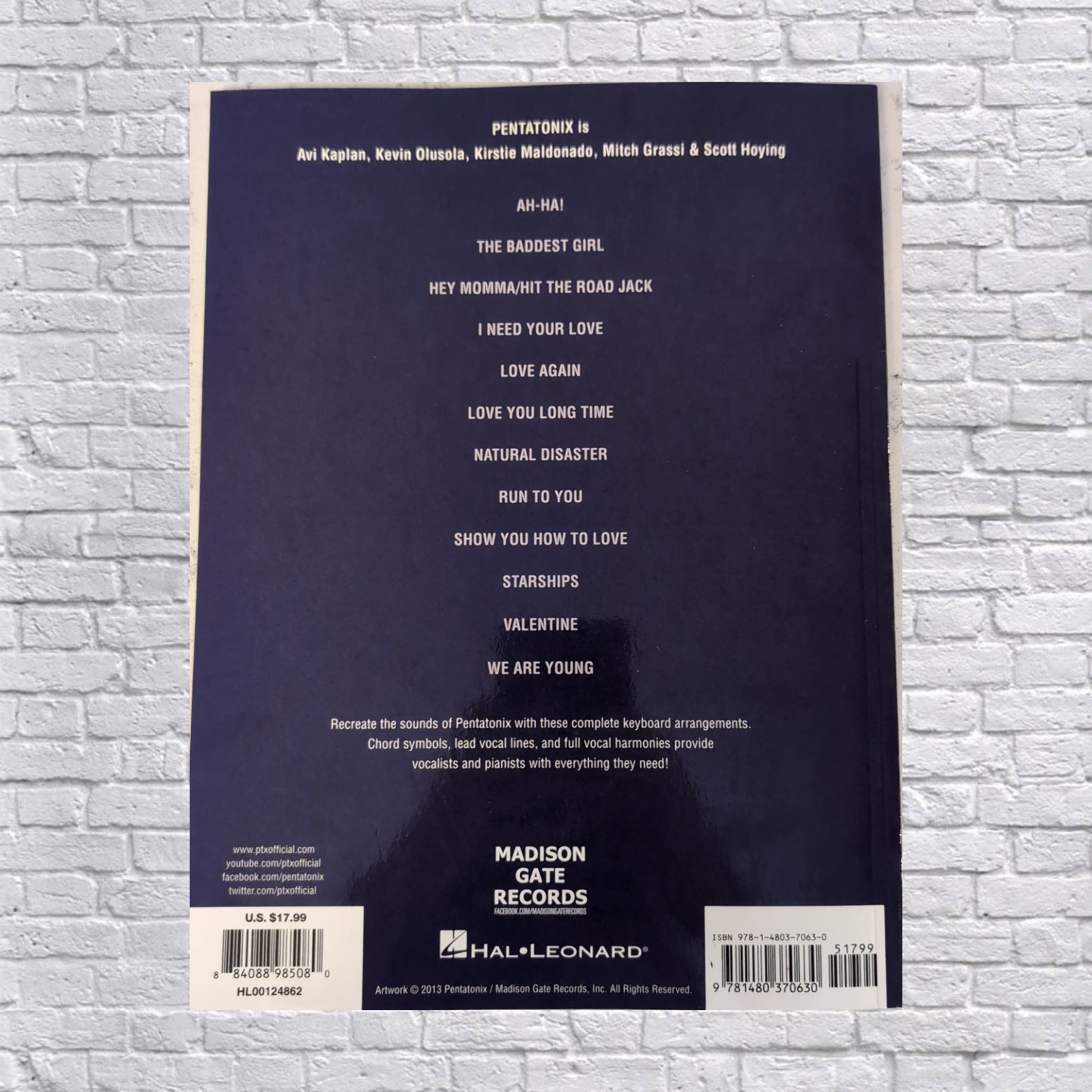 Pentatonix - PTX Piano Vocal Guitar Songbook