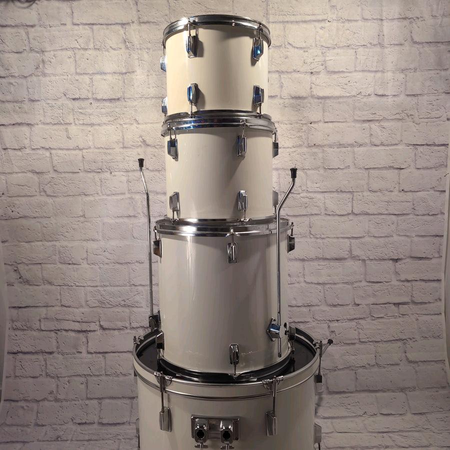 CB Percussion Max 4pc White Drum Kit 22" / 16" / 13" / 12"
