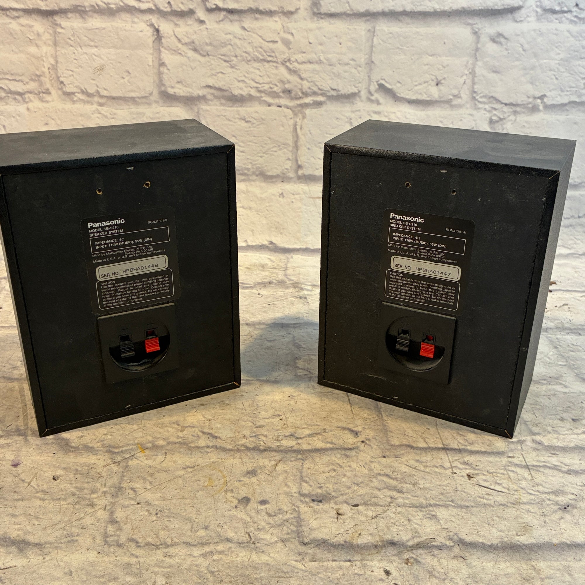 Panasonic SB-S210 Passive Speakers 2x (Small)