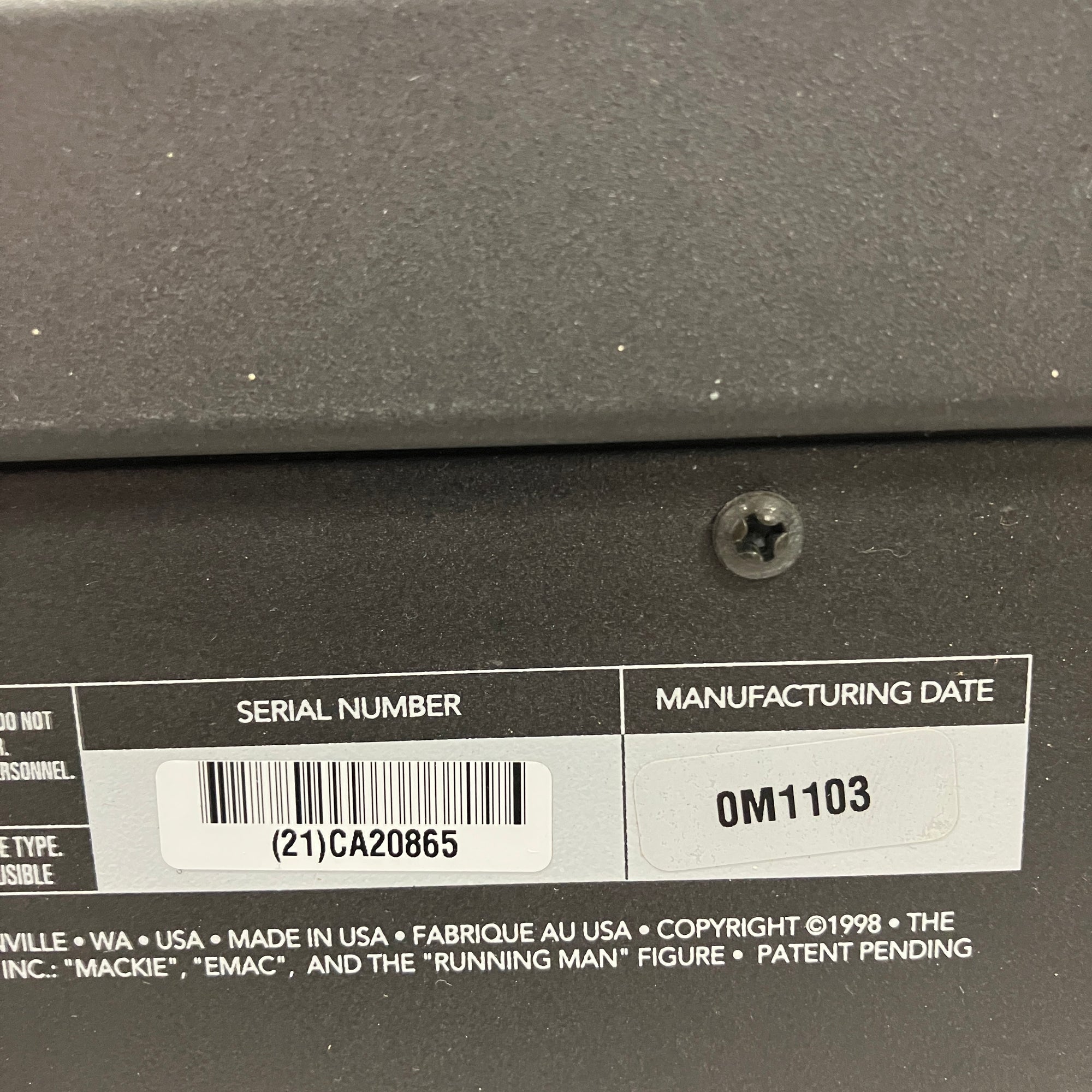 Mackie CFX20 20 Channel Mixing Desk