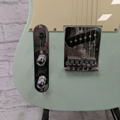Sawtooth ET Series Tele Style Left Handed Lefty Surf Green Electric Guitar