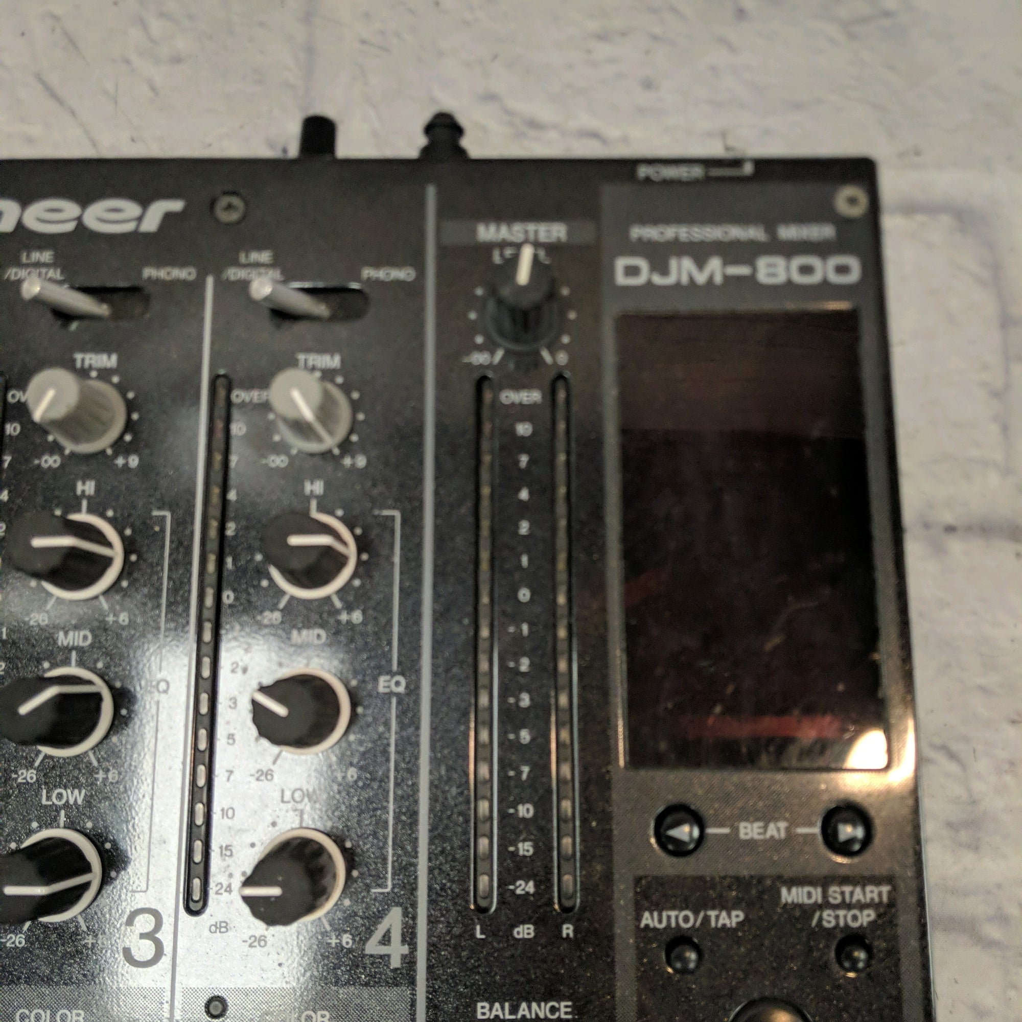Pioneer DJM-800 DJミキサー Pioneer DJM-800 4-Channel DJ Mixer | zZounds