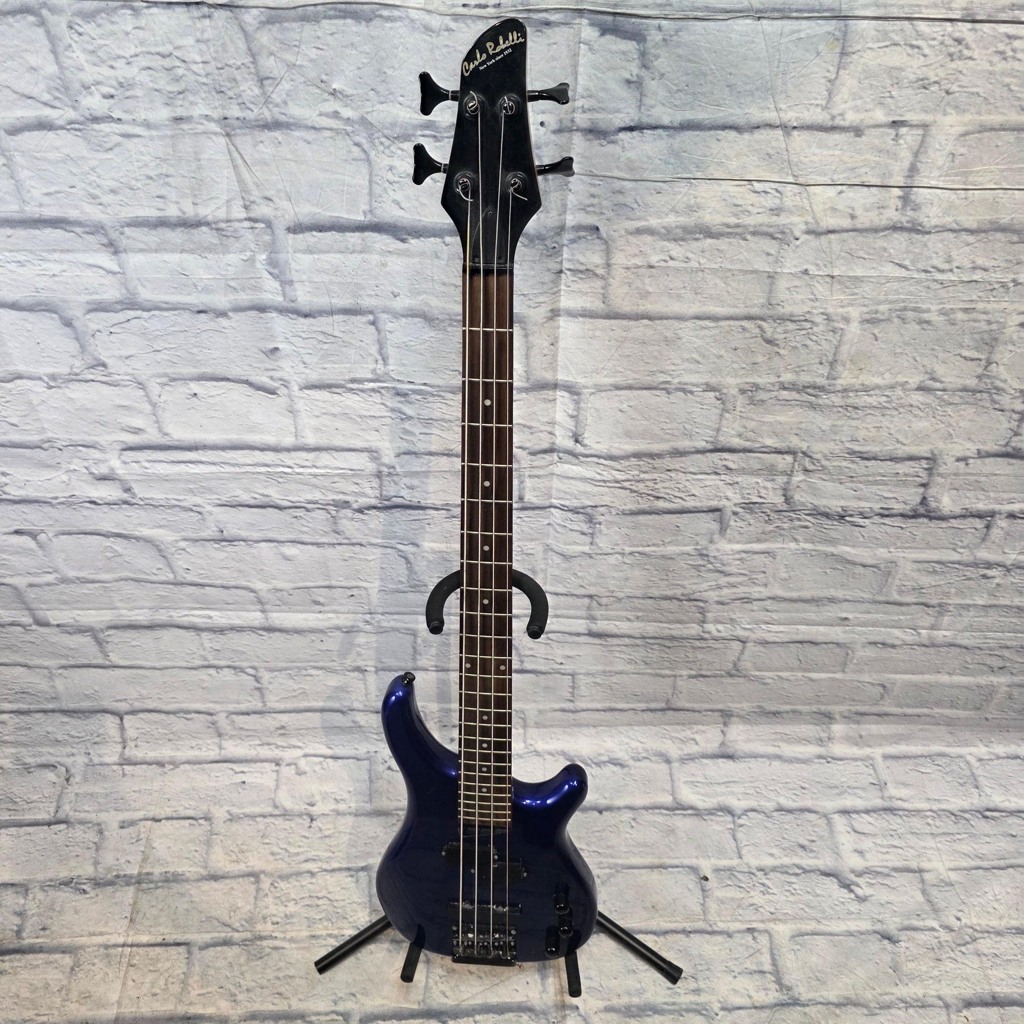 Carlo Robelli PJ Blue 4 String Bass Guitar
