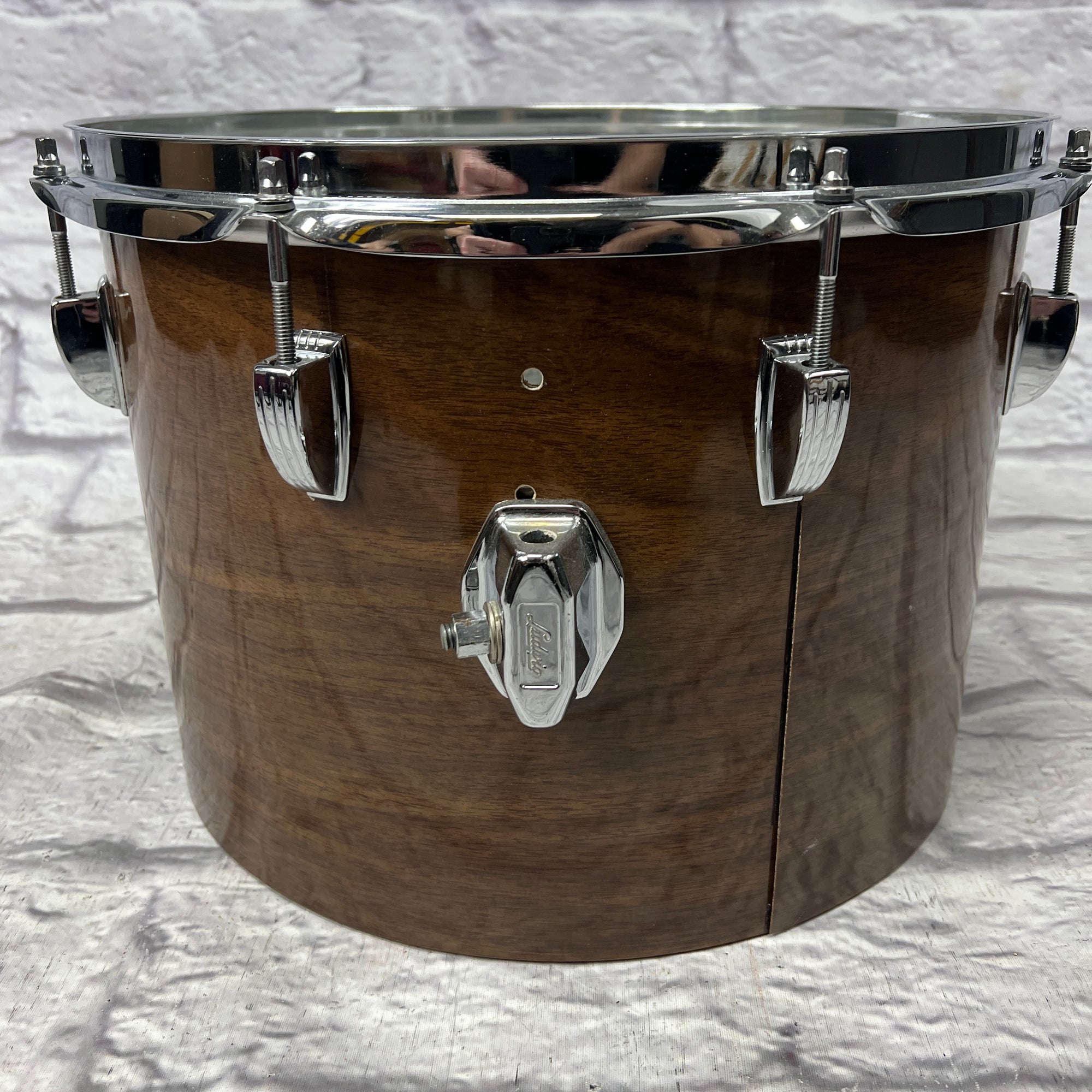 Ludwig 14x10 14x10" Granitone Interior Concert Tom - Walnut Cortex