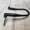 Mogami 10 Inch Patch Cable with Right Angle Ends