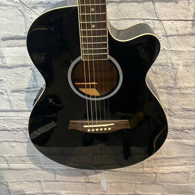 Ibanez AEG5 Thinline Acoustic Guitar Black