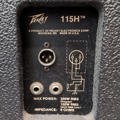 Peavey 115H Passive PA Speaker (Pair)