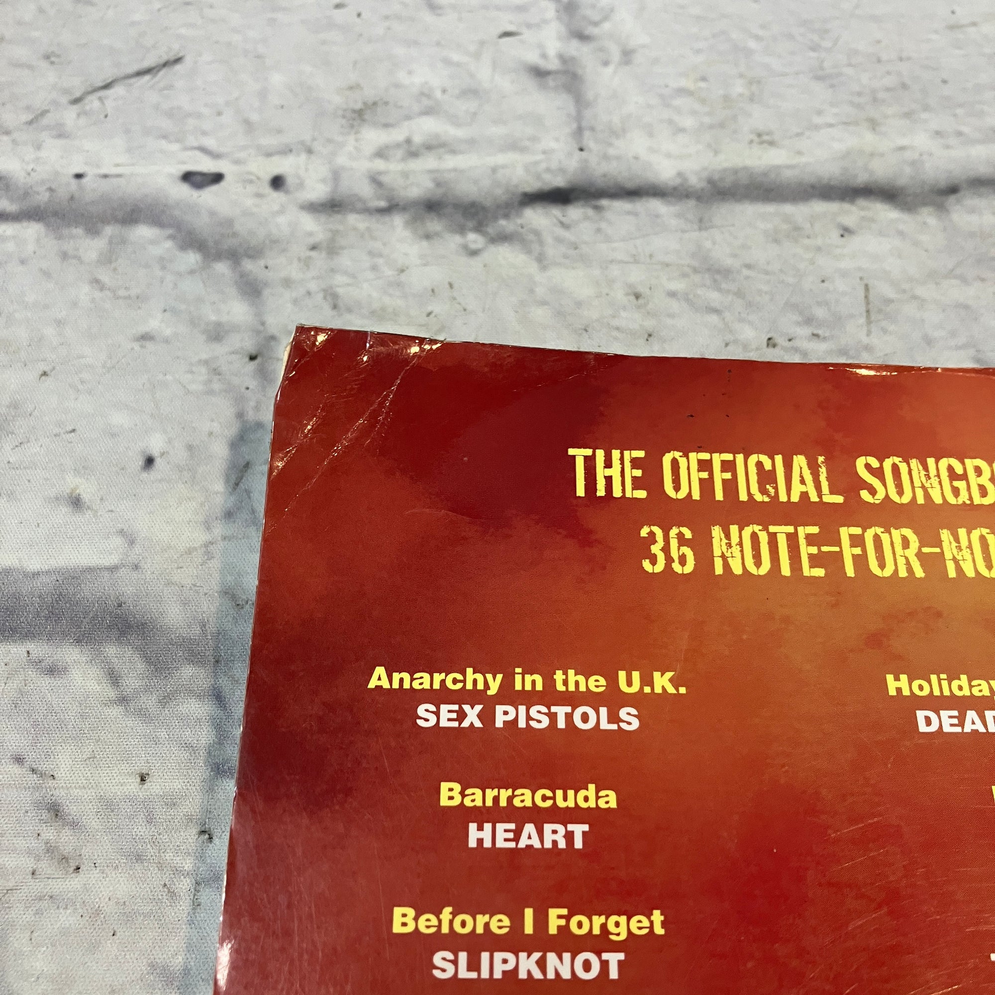 Unknown Guitar Hero III Legends of Rock Songbook