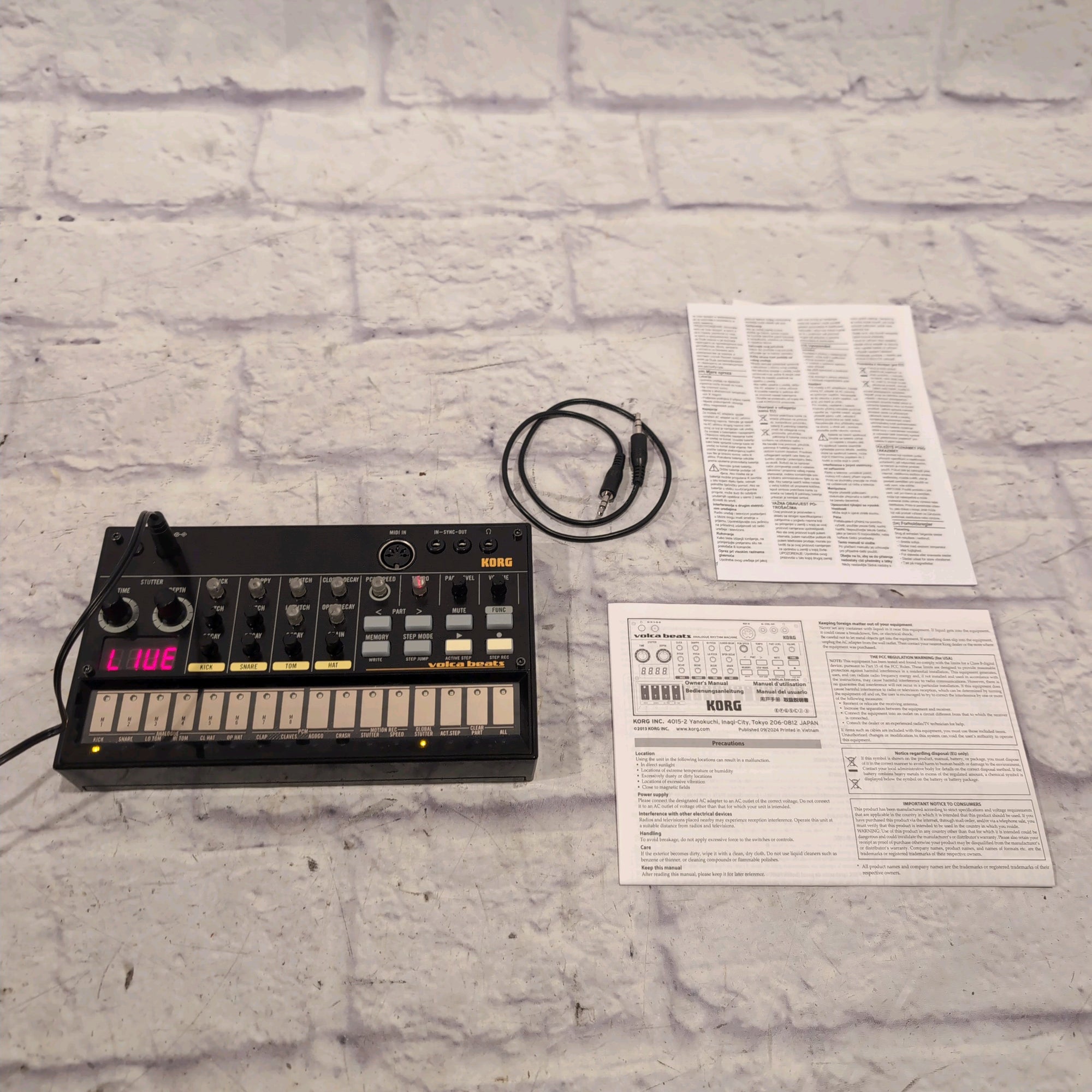 Korg Volca Beats Analog Rhythm Machine Drum Machine