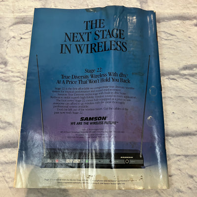 Guitar For the Practicing Musician May 1989 "Joe Satriani" - Vintage Magazine