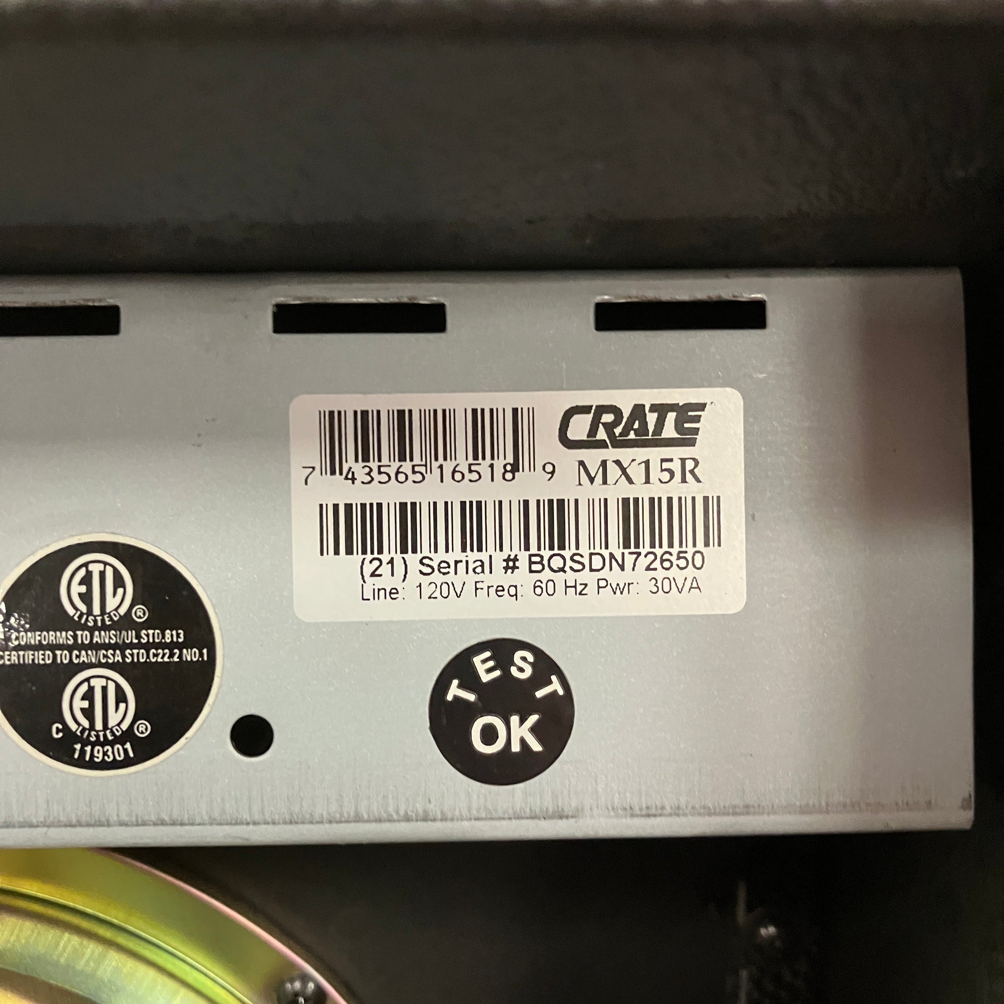 Crate MX15R Guitar Combo Amp