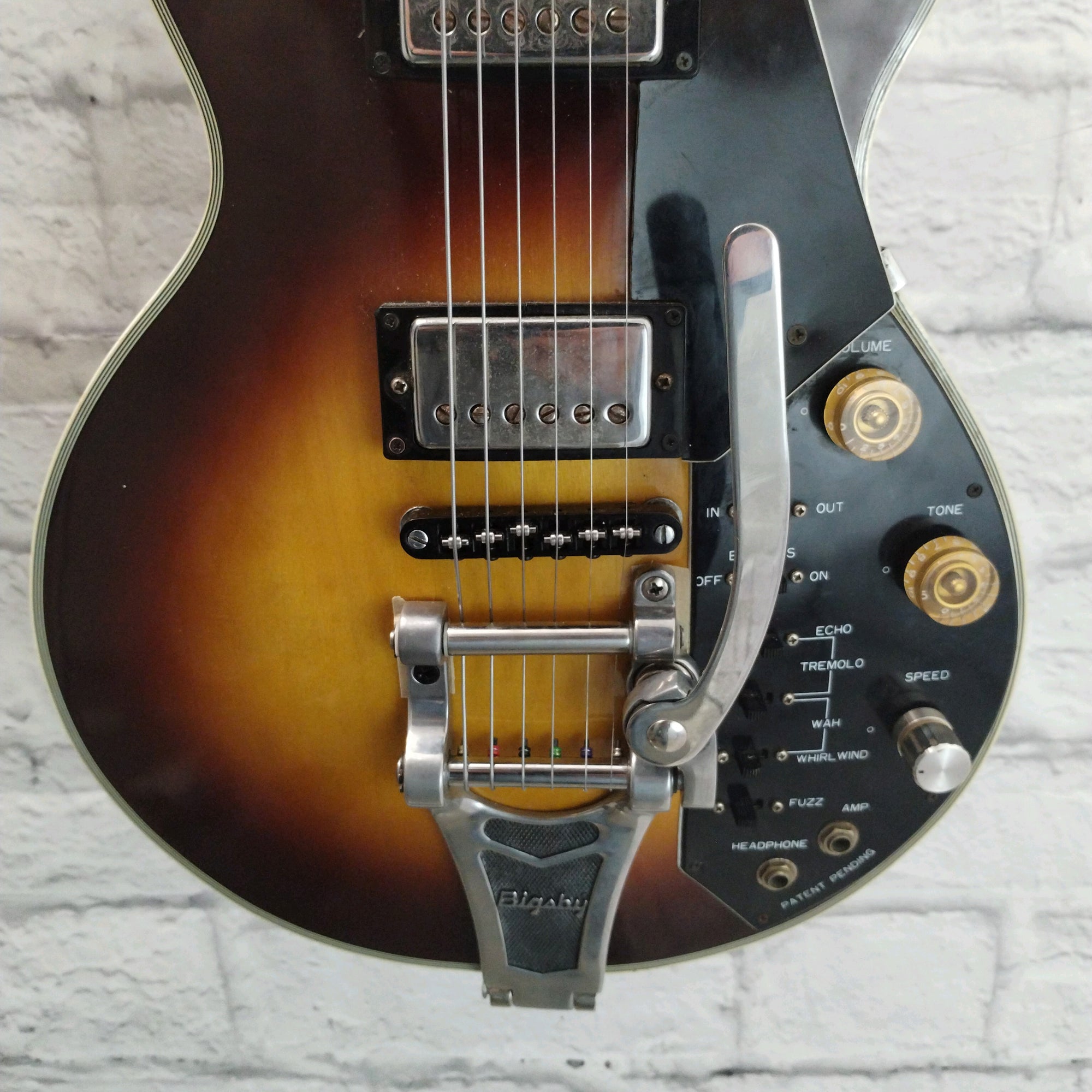 Univox / Kay Effector Vintage 1970's Electric Guitar w/ Built in Effects and Bigsby