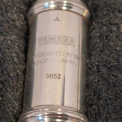 Yamaha Model YFL-385 II Flute Silver Head Open Hole Low B