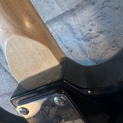 Kona Strat Style Solid Body Black Electric Guitar