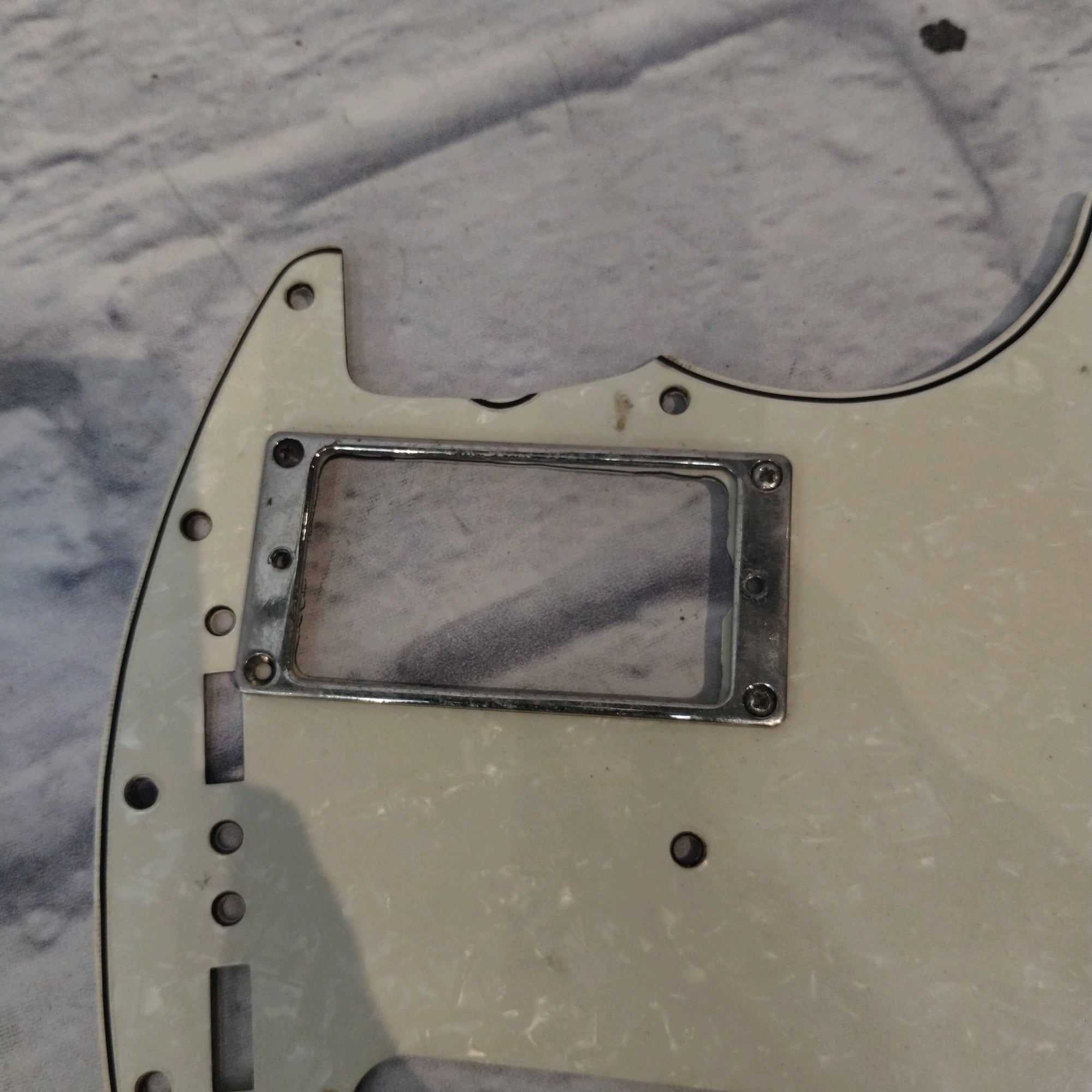 Vintage Fender 1965 Mustang Pickguard Modified