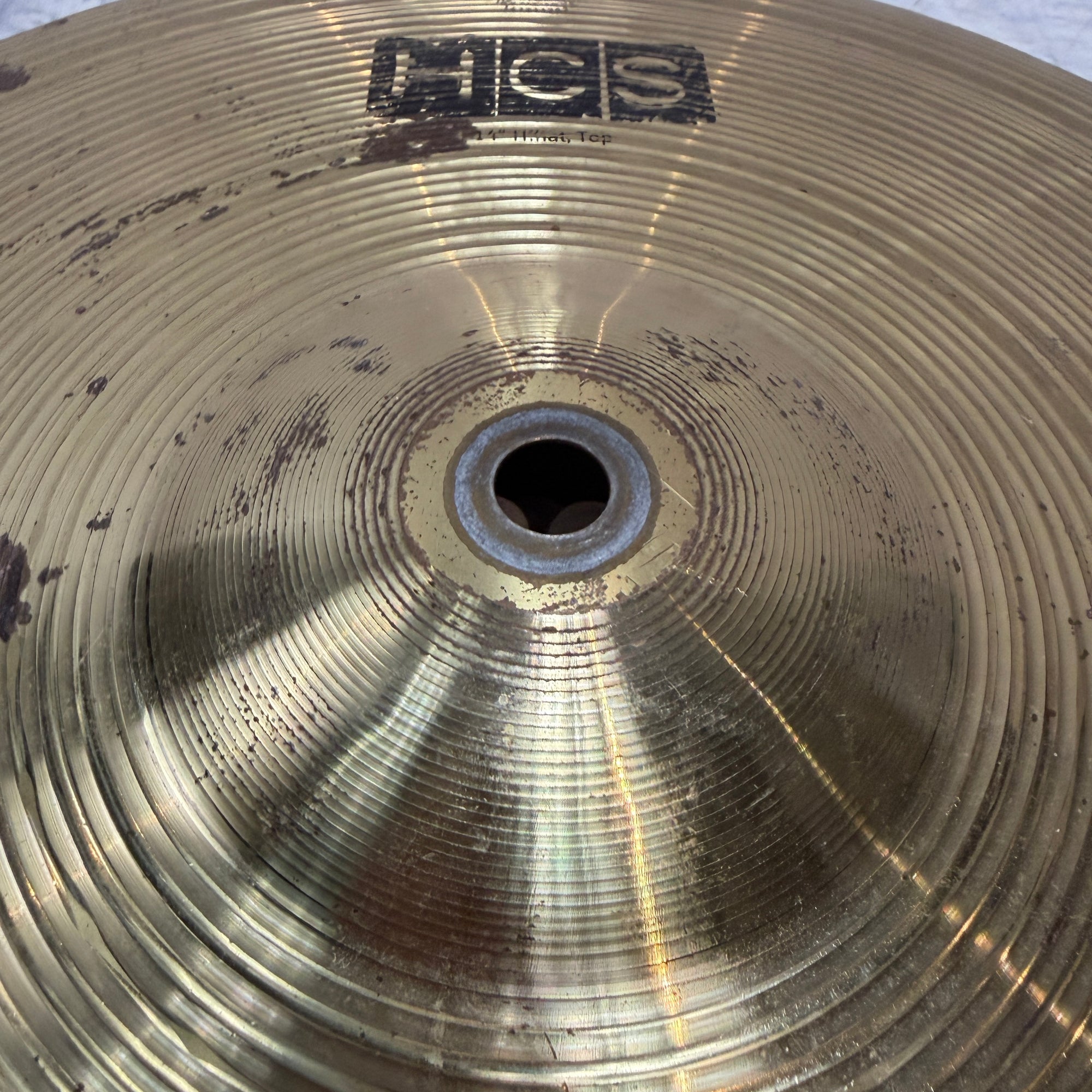 Meinl 14" High Hat TOP ONLY CRACKED Hi Hats