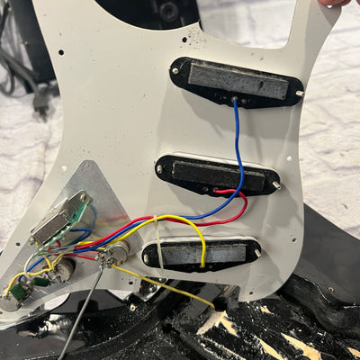 Unknown Black Strat Style Loaded Guitar Body