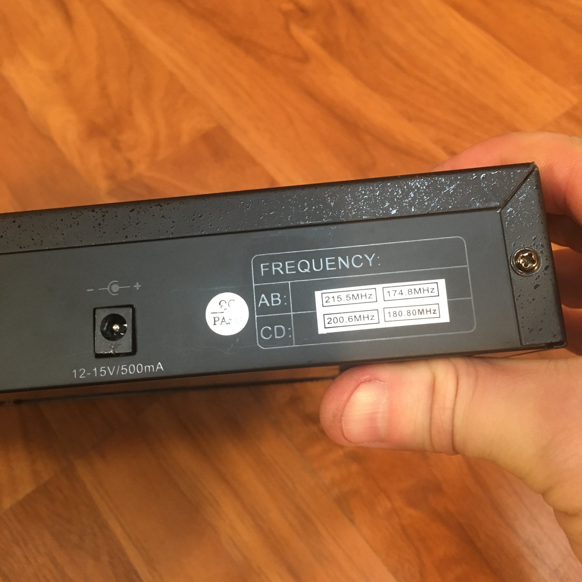 Pyle PDWM4300 4 Channel VHF Wireless Microphone System