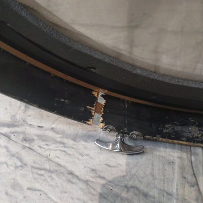 70's Ludwig 22x15 White Bass Drum