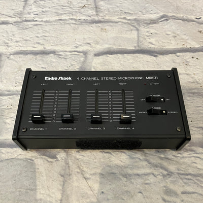 Radio Shack 4 Channel Stereo Microphone Mixer