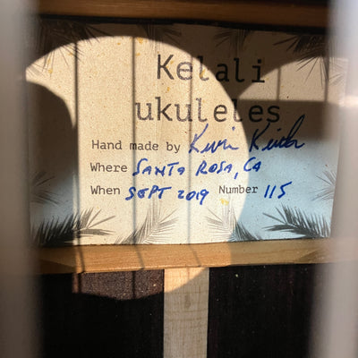 Kelali Tenor Ukulele Spruce w/ bag