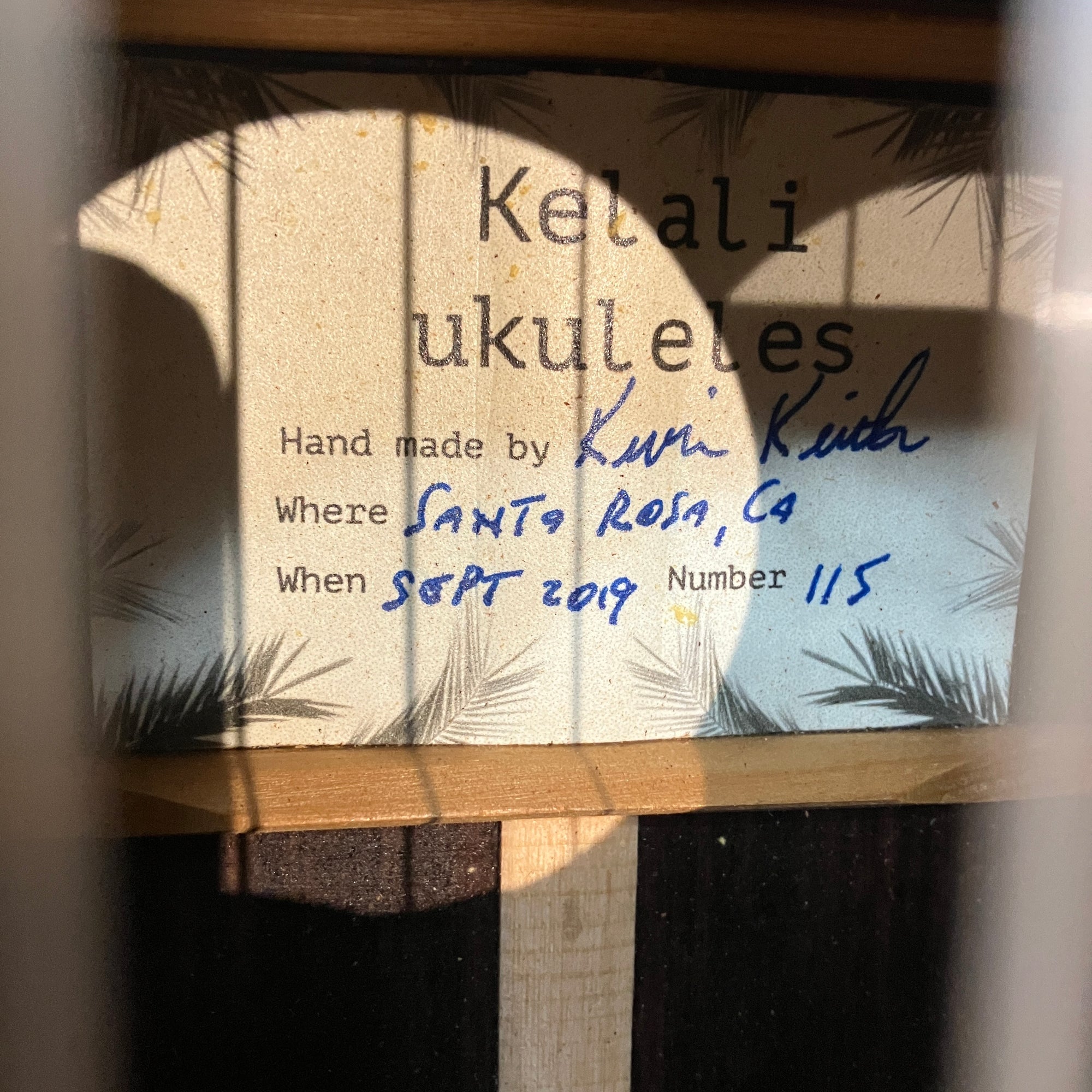 Kelali Tenor Ukulele Spruce w/ bag