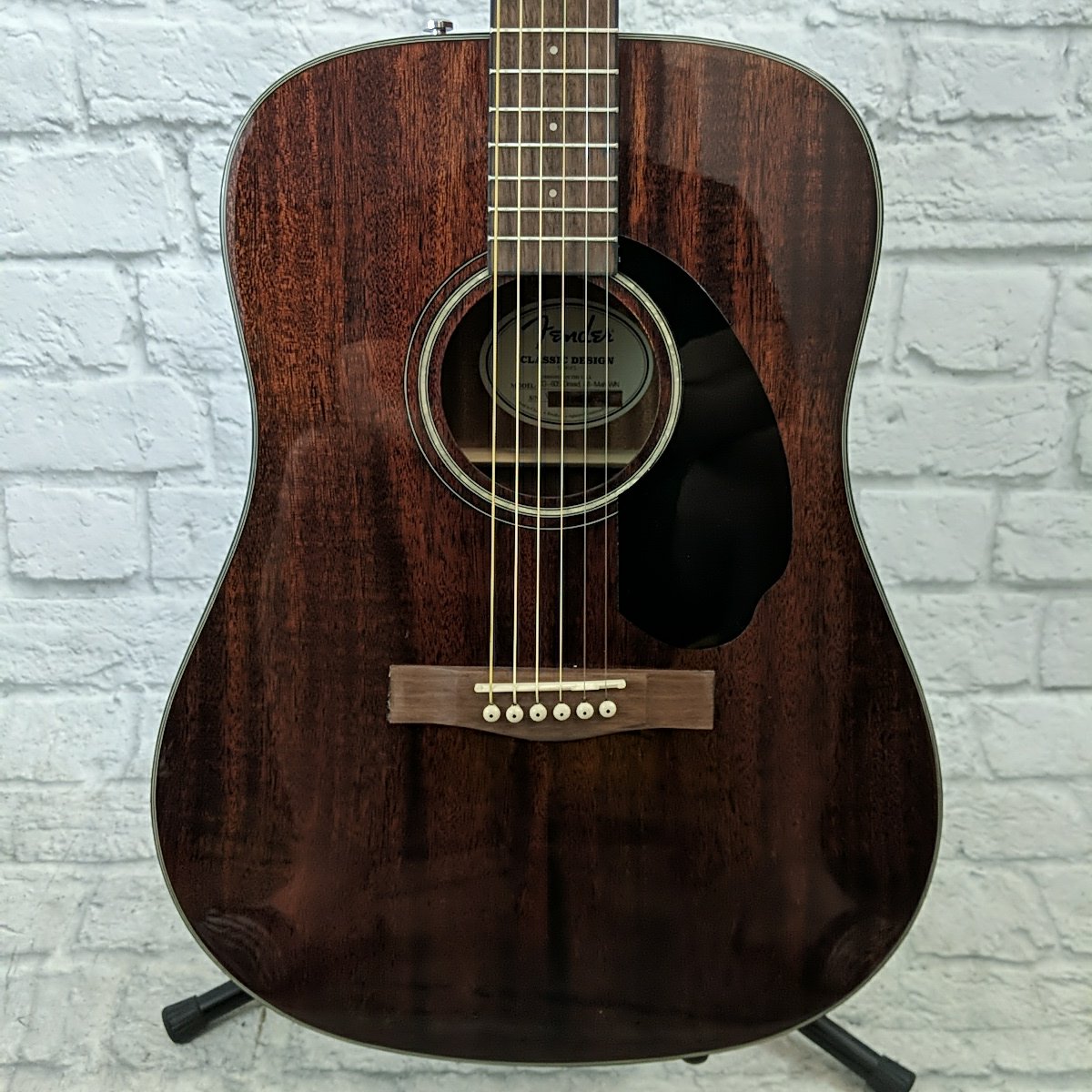 Fender CD-60S Dreadnought All-Mahogany Acoustic Guitar