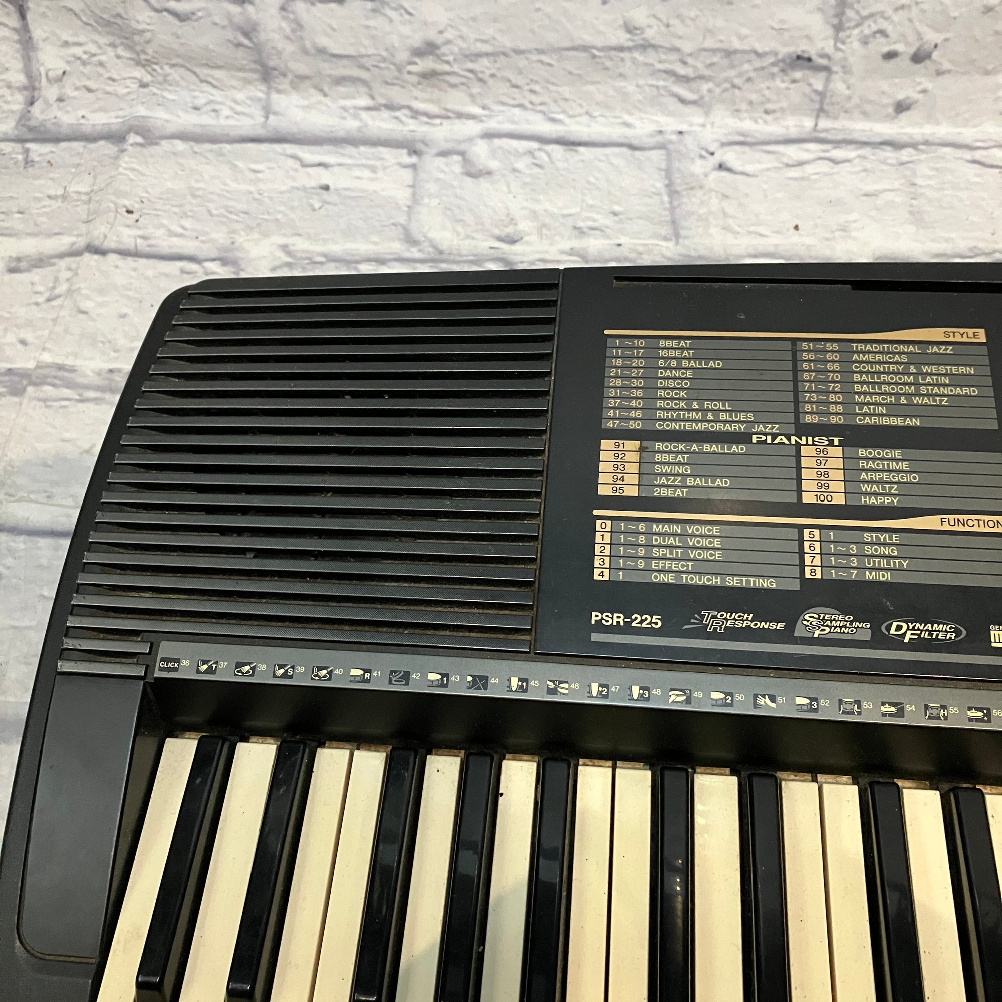 Yamaha PSR-225 Digital piano