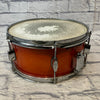 Borg 14" x 6.5" Wood Snare - Orange