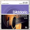 D'Addario EJ13 Custom Light 80/20 Bronze Acoustic Strings 11-52
