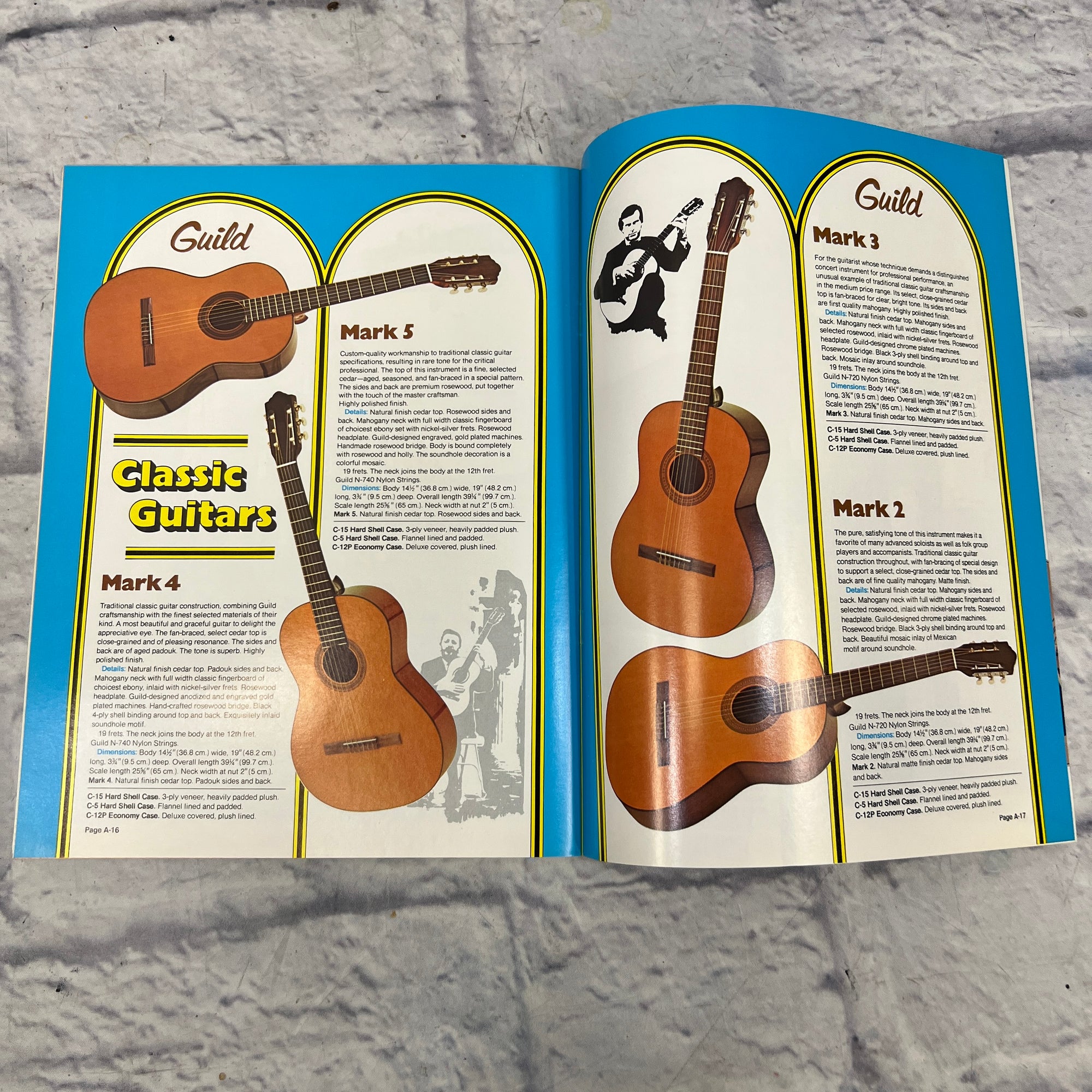 Guild 1976 Flat Top and Classic Guitars Catalog