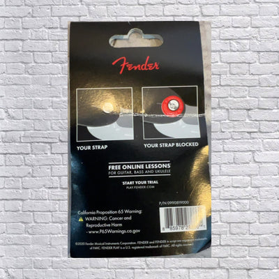 Fender Strap Blocks Red
