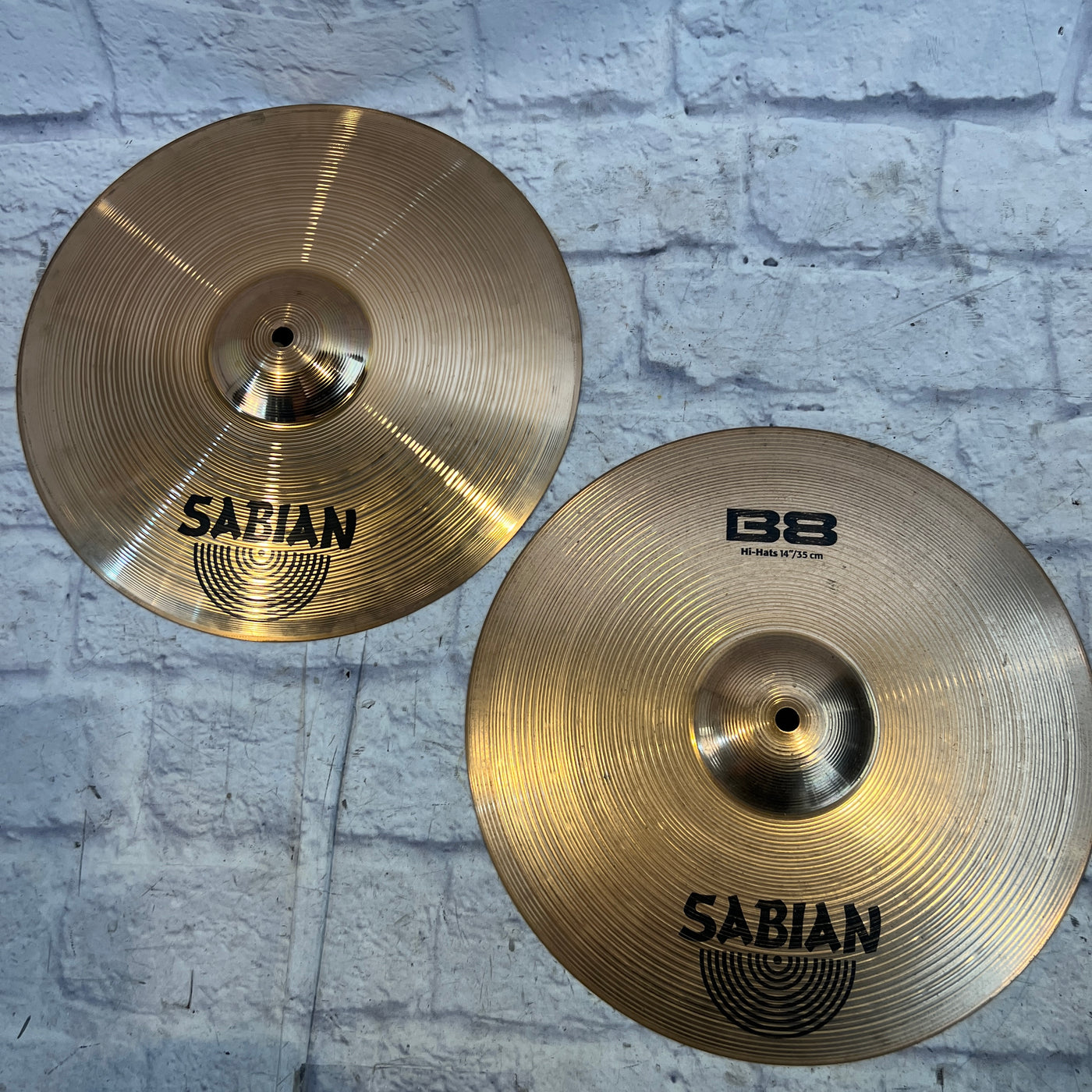 Sabian 14 B8 Hi Hat Cymbal Pair