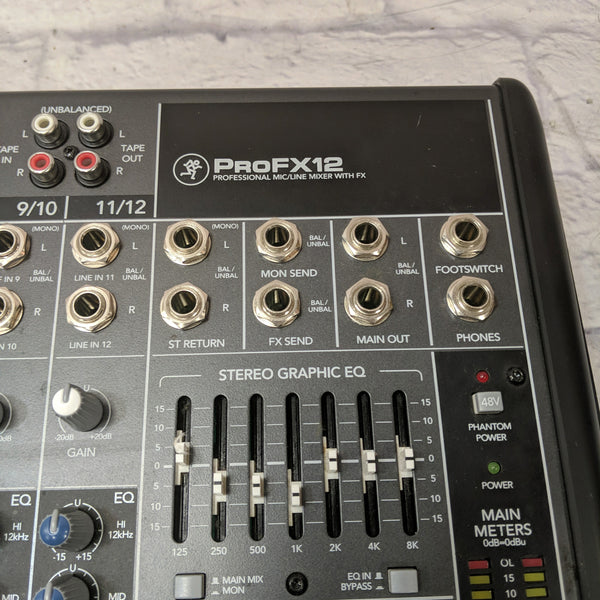 Mackie ProFX12 Eight Channel Mixer - Evolution Music