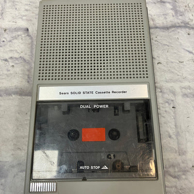 Sears Roebuck Solid State Cassette Recorder Missing Battery Door