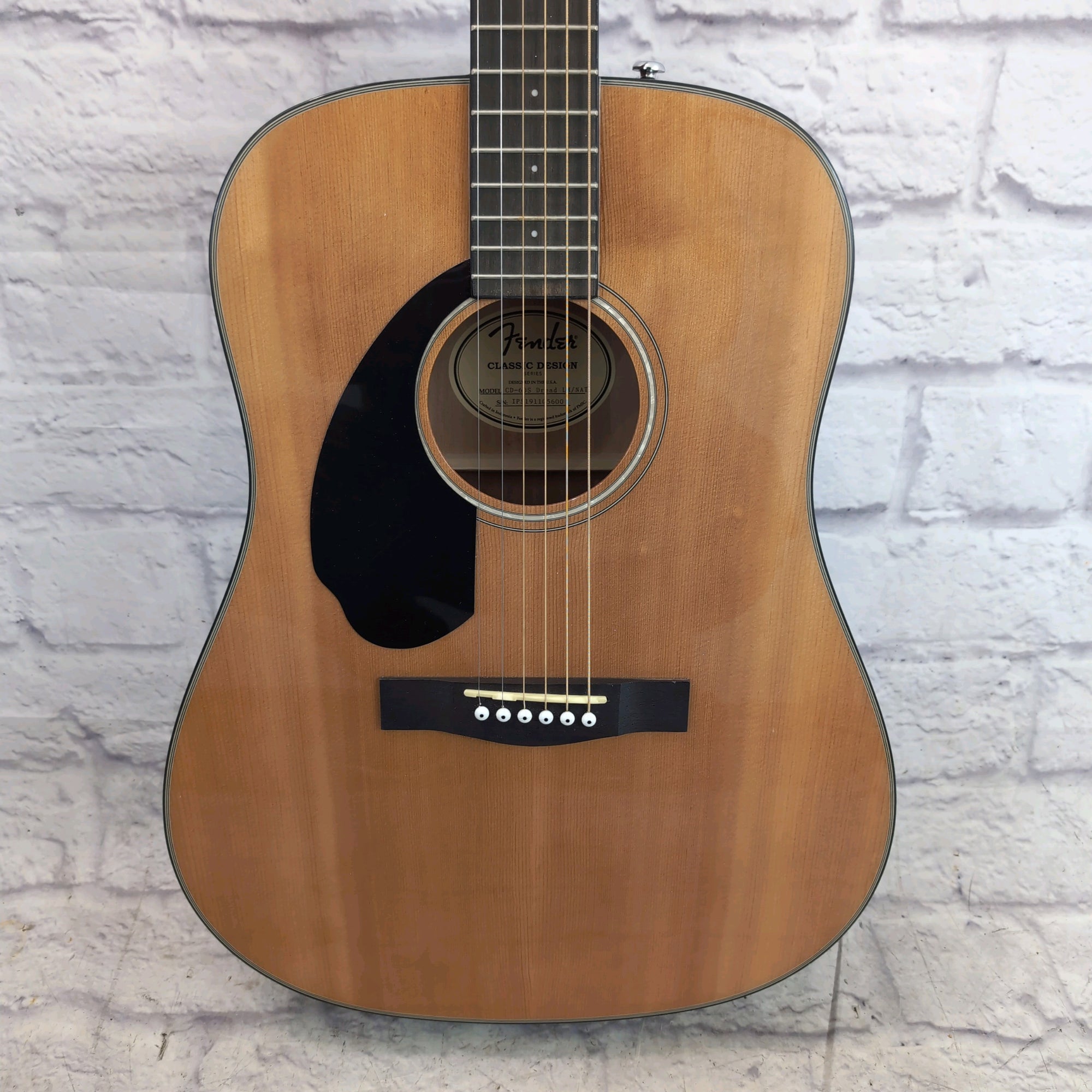 Fender CD-60S Left Handed Acoustic Guitar